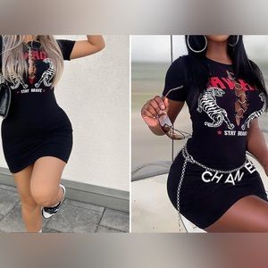 Mini dress long sleeve